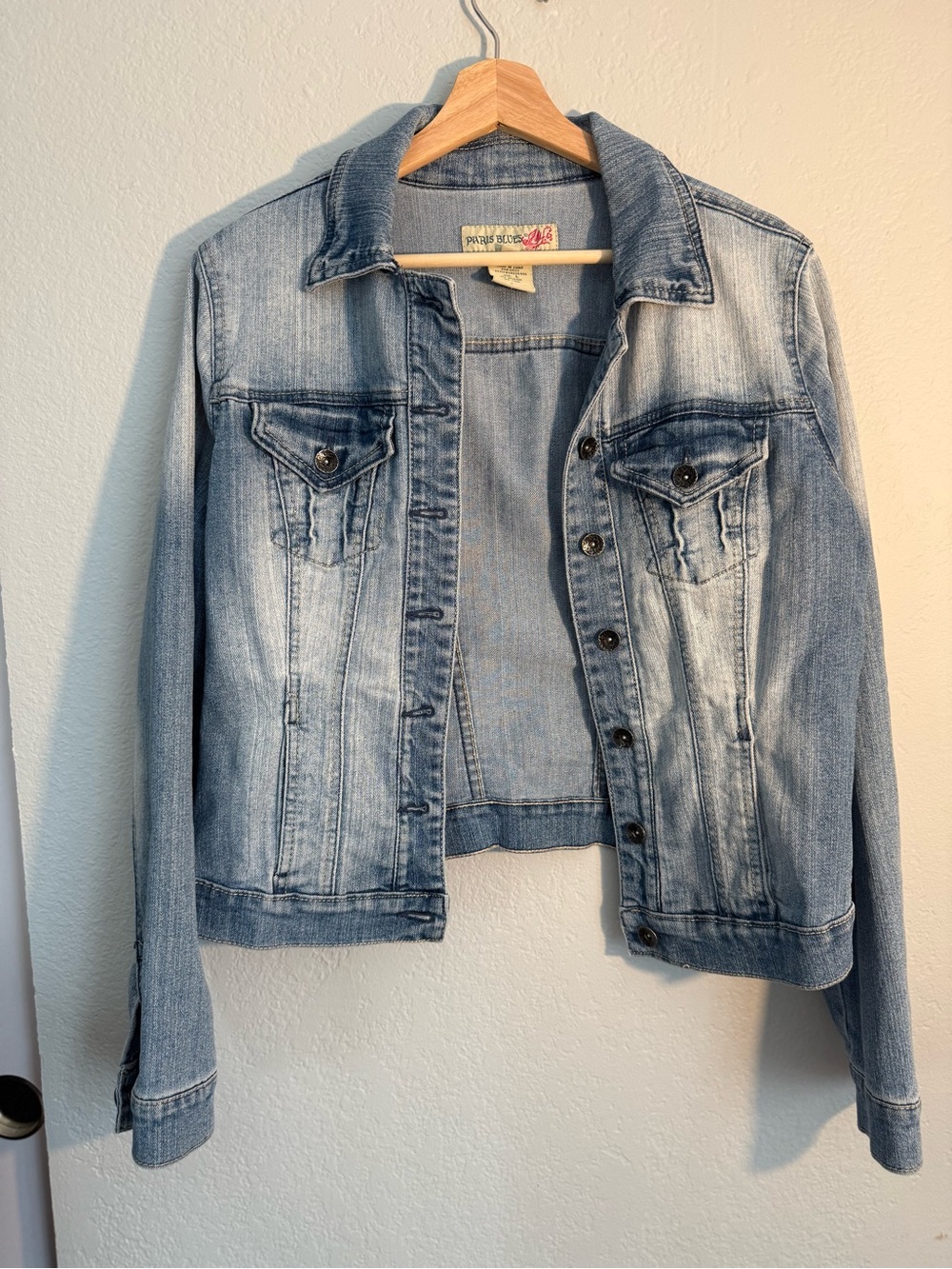 Paris Blues Faded Light Blue Denim Jacket